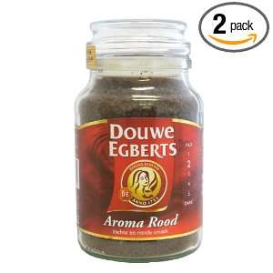 Douwe Egberts Aroma Rood Instant Coffee, 200 gram Jars (Pack of 2 