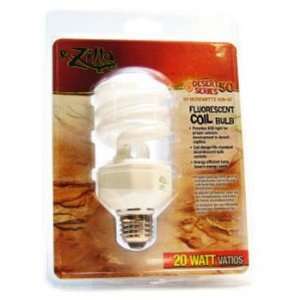   Zilla Desert 50 UVB Fluorescent Coil Bulb 20W Desert 50 UVB Coil Home