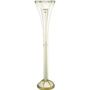 Lite Source Inc. Maximilian Torchiere Floor Lamp With Champagne Finish