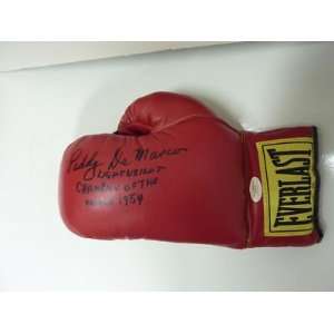   Hand Signed Everlast Boxing Glove Jsa Coa   Autographed Boxing Gloves