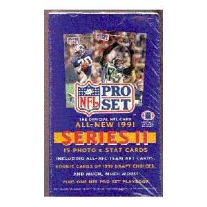  1991 Proset Series 2 Football Box   36P: Sports & Outdoors