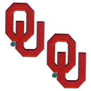  Oklahoma Sooners Studded Earrings   NCAA College Athletics 