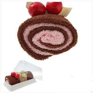  Brown Soft Cotton Swiss Roll Gift Towel Facecloth Kitchen 