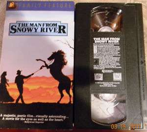 THE MAN FROM SNOWY RIVER VHS  