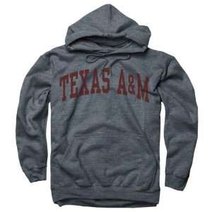  Texas A&M Aggies Dark Heather Arch Hooded Sweatshirt 