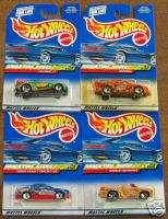 HOT WHEELS 1999 SNACK TIME SERIES COMPLETE SET OF 4  