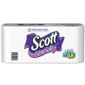  Scott Extra Soft, Mega Roll, (3X Regular), 1 Ply, White 