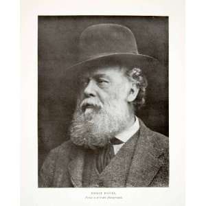   England Beard Hat Suit   Original Halftone Print