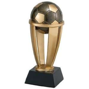  Soccer Trophies   12 inches gold tone soccer resin award 