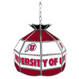   : University of Utah Stained Glass Tiffany Lamp  16 Inch: Electronics