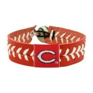 Cincinnati Reds Baseball Bracelet   Team Color Style