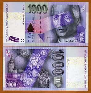 Slovakia, 1000 Korun, 2005, P 47a, UNC  Pre Euro  