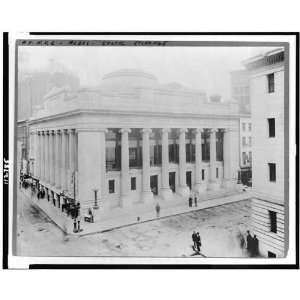    Exterior of Stock Exchange, New York City. NY 1908