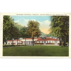   Postcard The Sunday Tabernacle   Winona Lake Indiana 