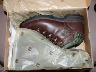 TIMBERLAND Mens BROWN Leather Sky High Rock Hiker Trail BOOTS 11 NEW 