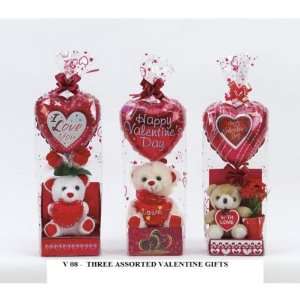  Small Valentines Gift Boxes With Balloon and Bear Case 