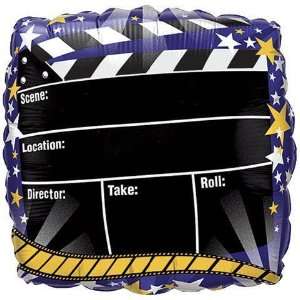  18 Clapperboard Stars   Party Themed Balloon: Toys & Games