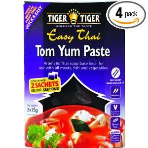 Tiger Tiger Easy Thai Tom Yum Paste, 5.3 Ounce (Pack of 4):  