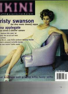 KRISTY SWANSON Bikini Magazine 7/96 CHRISTINA APPLEGATE  