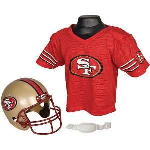 Franklin San Francisco 49ers Kids Jersey & Helmet Set One Size Fits 