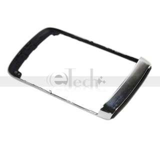 Silver/Chrome Bezel Frame Housing Cover For Blackberry Bold 9700