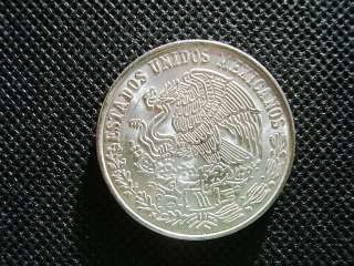 1978 MEXICO 100 CIEN/PESOS SILVER COIN PLATA PURA UNC.  