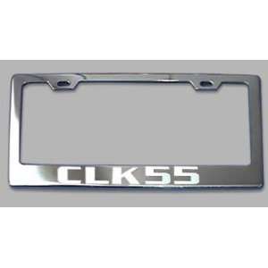  Mercedes Benz CLK55 Chrome License Plate Frame 
