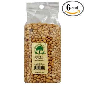 Great Skott Soy Nuts Rns, 12 Ounce (Pack of 6)  Grocery 