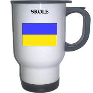  Ukraine   SKOLE White Stainless Steel Mug Everything 