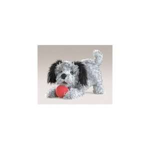  Dog, mall Scruffy Dog Hand Puppet   By Folkmanis: Office 