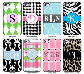 iPhone 4G 4S Monogrammed Custom Personalized Ladies Womens Protective 