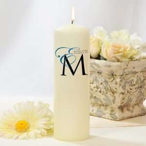  Ivory Our New Monogram Unity Candle