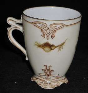 Hermann Ohme Old Ivory Silesia 16 Chocolate Cup  