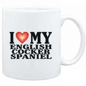   : Mug White  I LOVE English Cocker Spaniel  Dogs: Sports & Outdoors