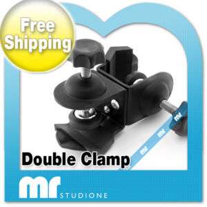 Studio Double C Clamp for Light Stand & Boom  
