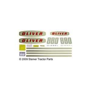  OLIVER EARLY 880 DIESEL: MYLAR DECAL SET: Automotive