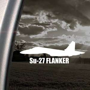  Su 27 FLANKER Decal Military Soldier Window Sticker 