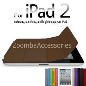 com Zoomba iPad 2 Smart Cover Polyurethane Leather Smart Case Wake Up 