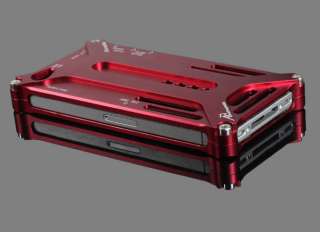 RED Luxury ALUMINUM CLEAVE METAL BUMPER CASE APPLE iphone 4 4s 