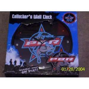    Professional Bull Riders Collectors Wall Clock: Home & Kitchen