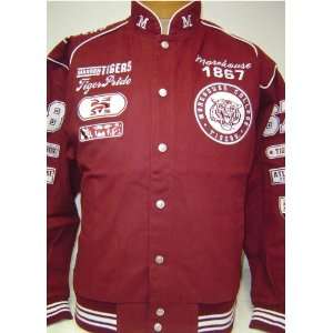 Large Morehouse College Tiger Pride Heavyweight Snap up Racing Style 