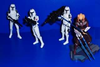   Plo Koon & AT TE Assault Squad Figure Lot Star Wars Clone Wars  
