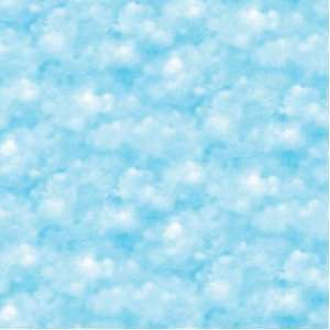   Home DF059733 Clouds Wallpaper, Blue, 20.5 Inch Wide: Home Improvement
