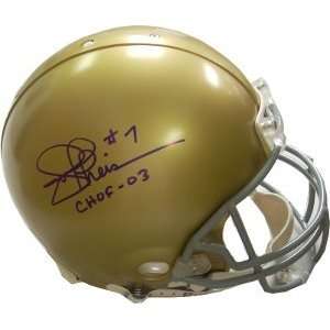  Joe Theismann Autographed/Hand Signed Notre Dame Fighting 