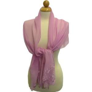 Scarf,Scarves for Women Italy Style Elegant Silk Scarf Embroidered 