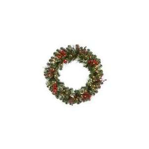  Vickerman 22406   24 Siegal Berry Pine Wreath 35Cl 