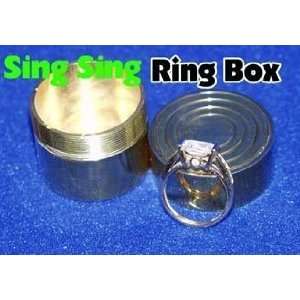  Sing Sing Ring Box   Brass   Parlor / Stage Magic: Toys 