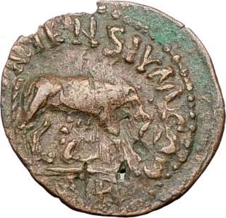   253AD LYCAONIA. Iconium Romulus Remus She Wolf Ancient Roman Coin RARE