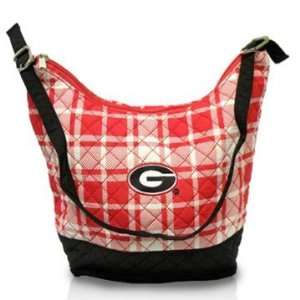  Georgia Bulldogs Womens/Girls Quilted Handbag: Sports 
