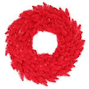  60 Red Christmas Wreath, Prelit, Red: Home & Kitchen